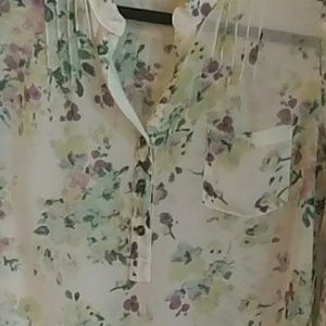 Forever 21 Sheer Blouse, Sz S